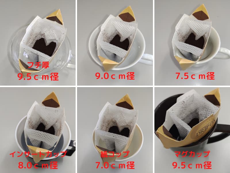 キーコーヒードリップオン　カップのセット画像