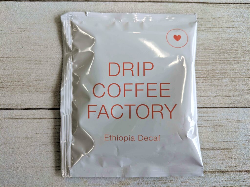 ドリップコーヒーファクトリー　デカフェ　エチオピア表面