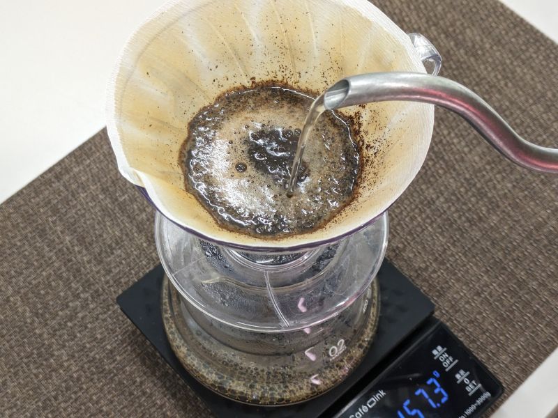 無印良品　オーガニックコーヒー　カフェインレス豆　ドリップ画像